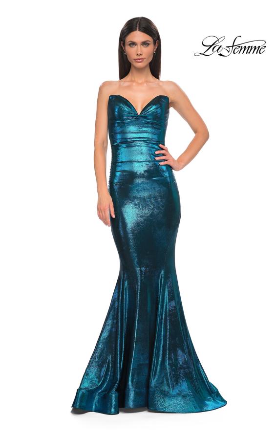 La Femme Dress 32995 Purple / 2 La Femme Dress 32995 Purple / 2