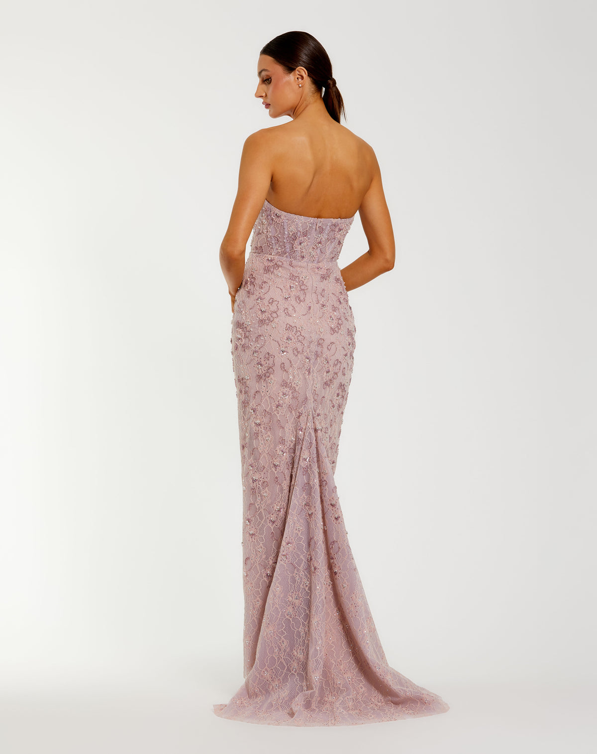 Mac Duggal 11830 Rose back