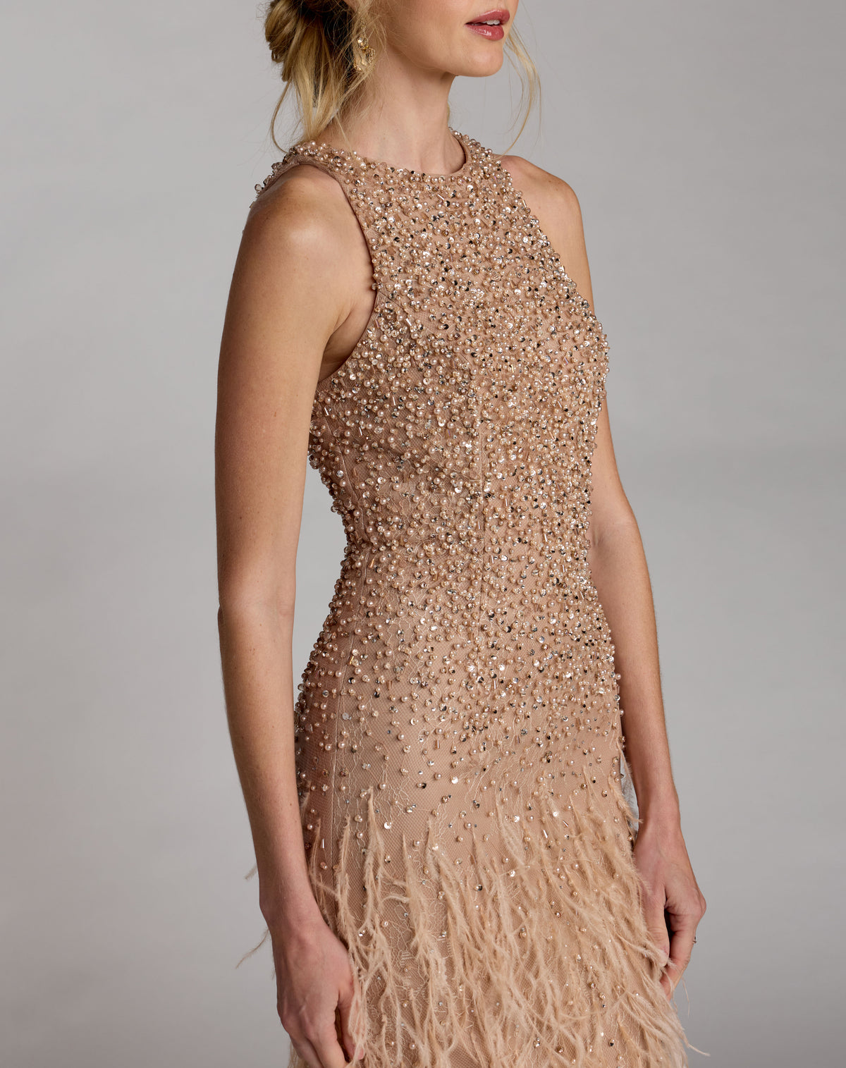 Mac Duggal 77114 Porcelain close-up