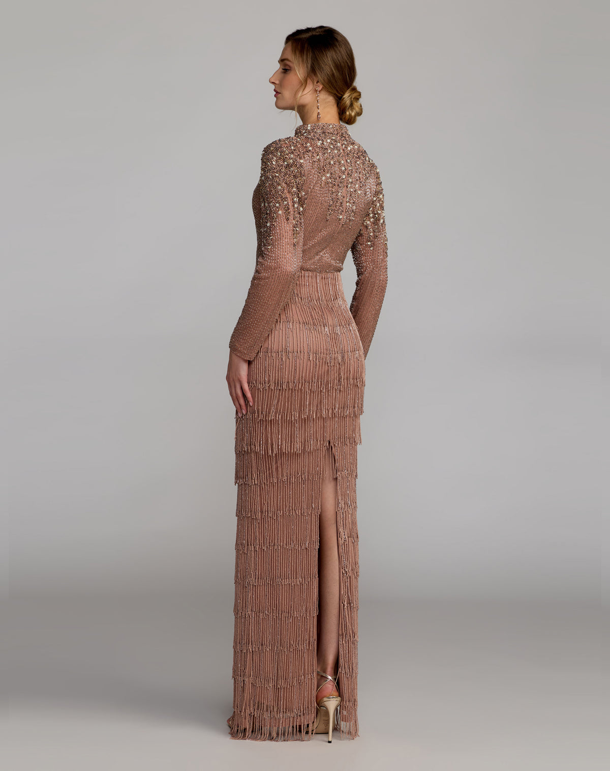 Mac Duggal 6188 Mocha back