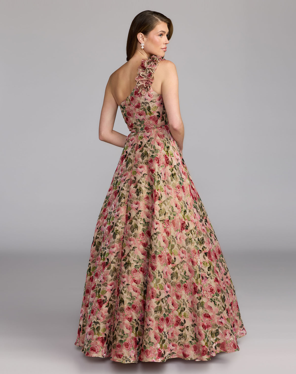 Mac Duggal 13269 Pink Multi back