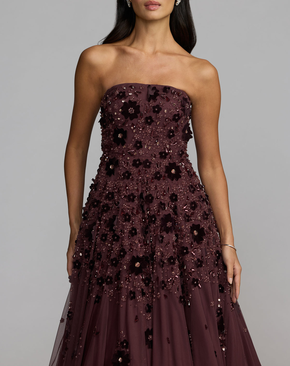 Mac Duggal 94271 Amethyst close-up