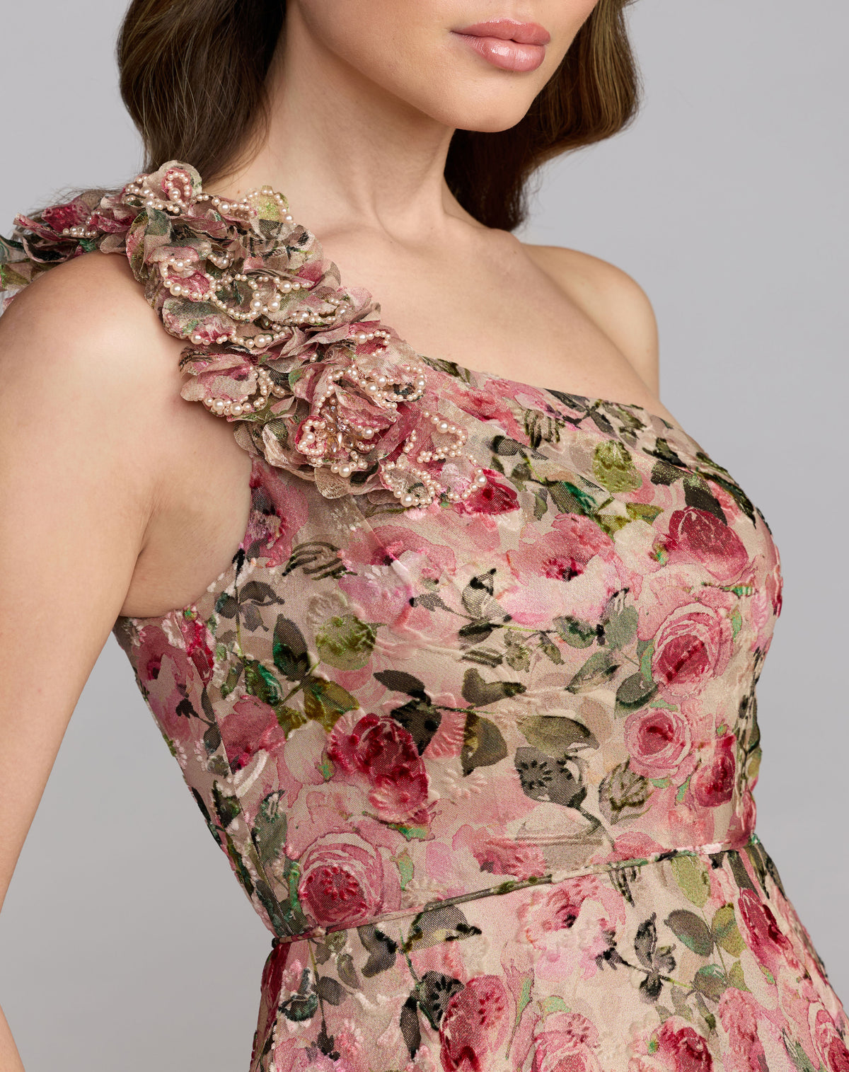 Mac Duggal 13269 Pink Multi close-up