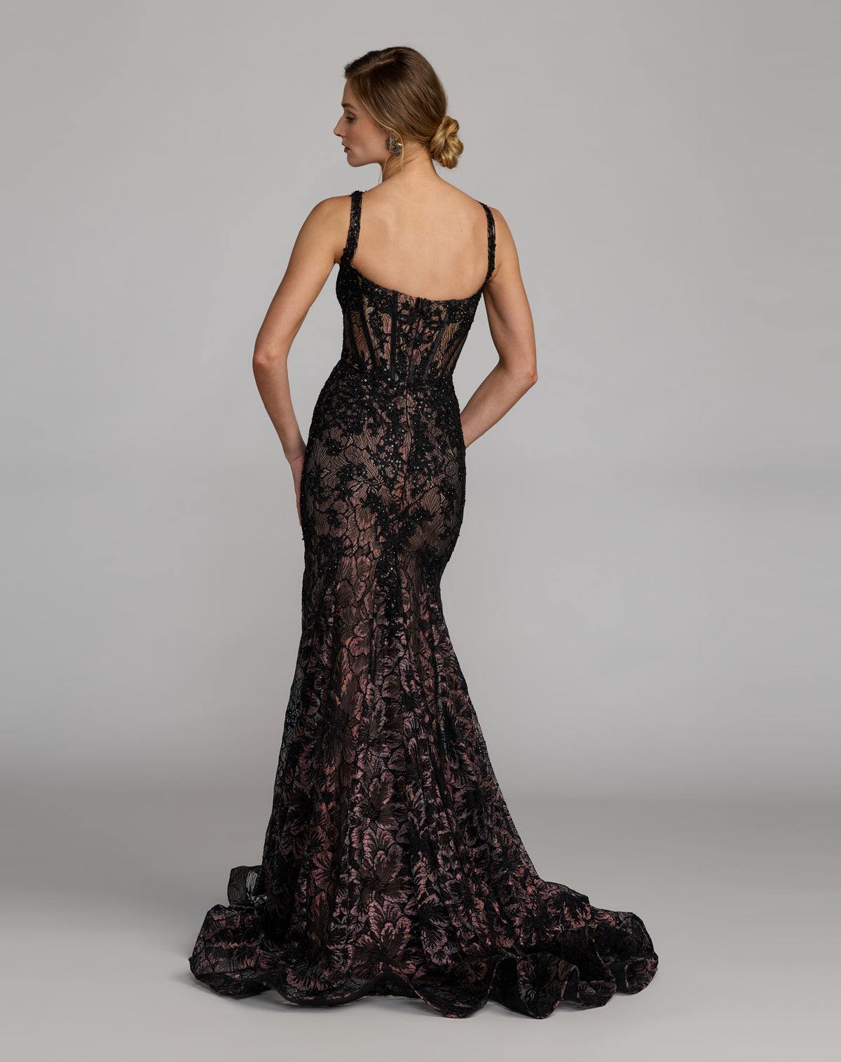 Mac Duggal 79472 Black back