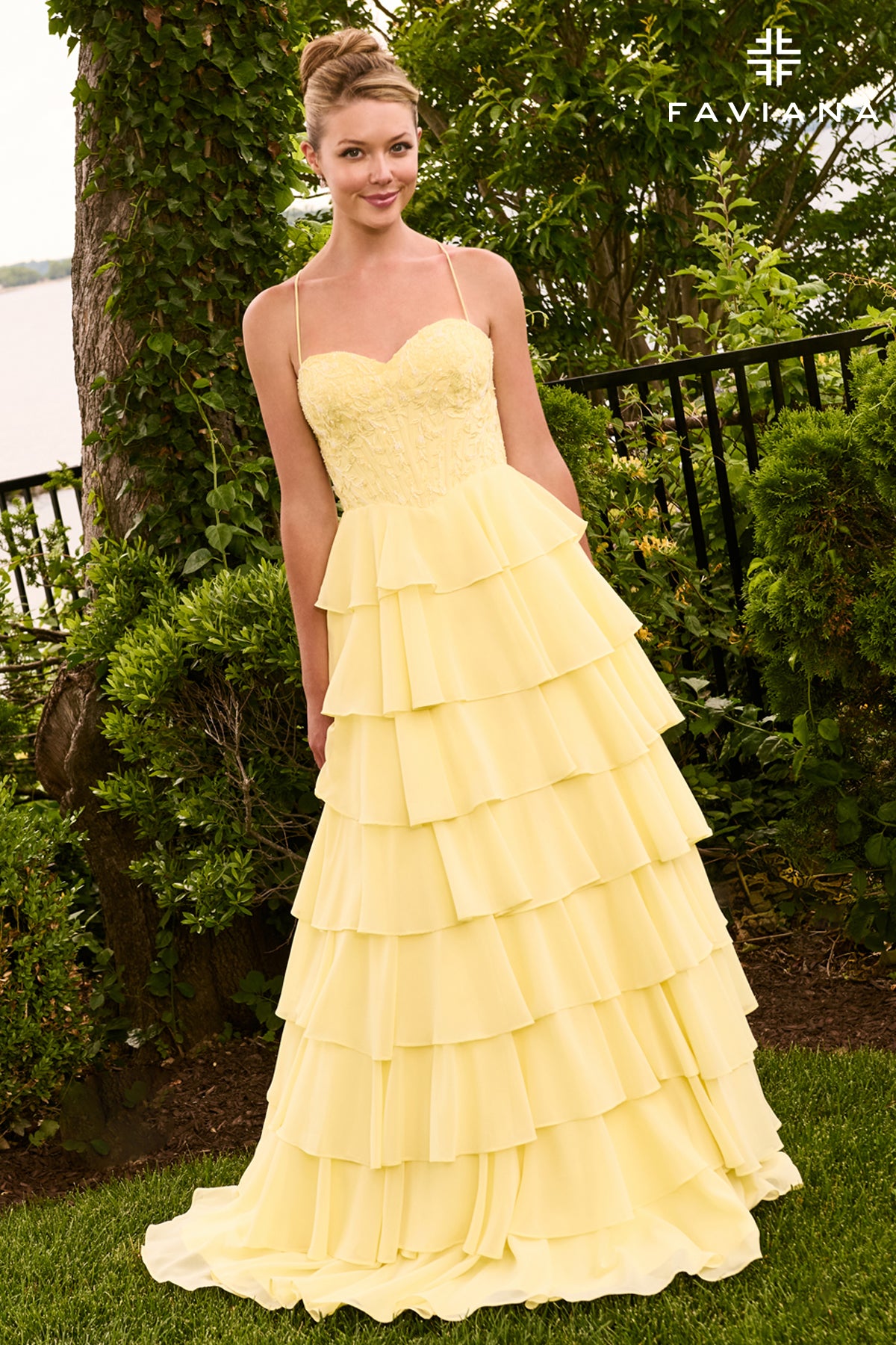 Faviana 11665 Light Yellow Front 3