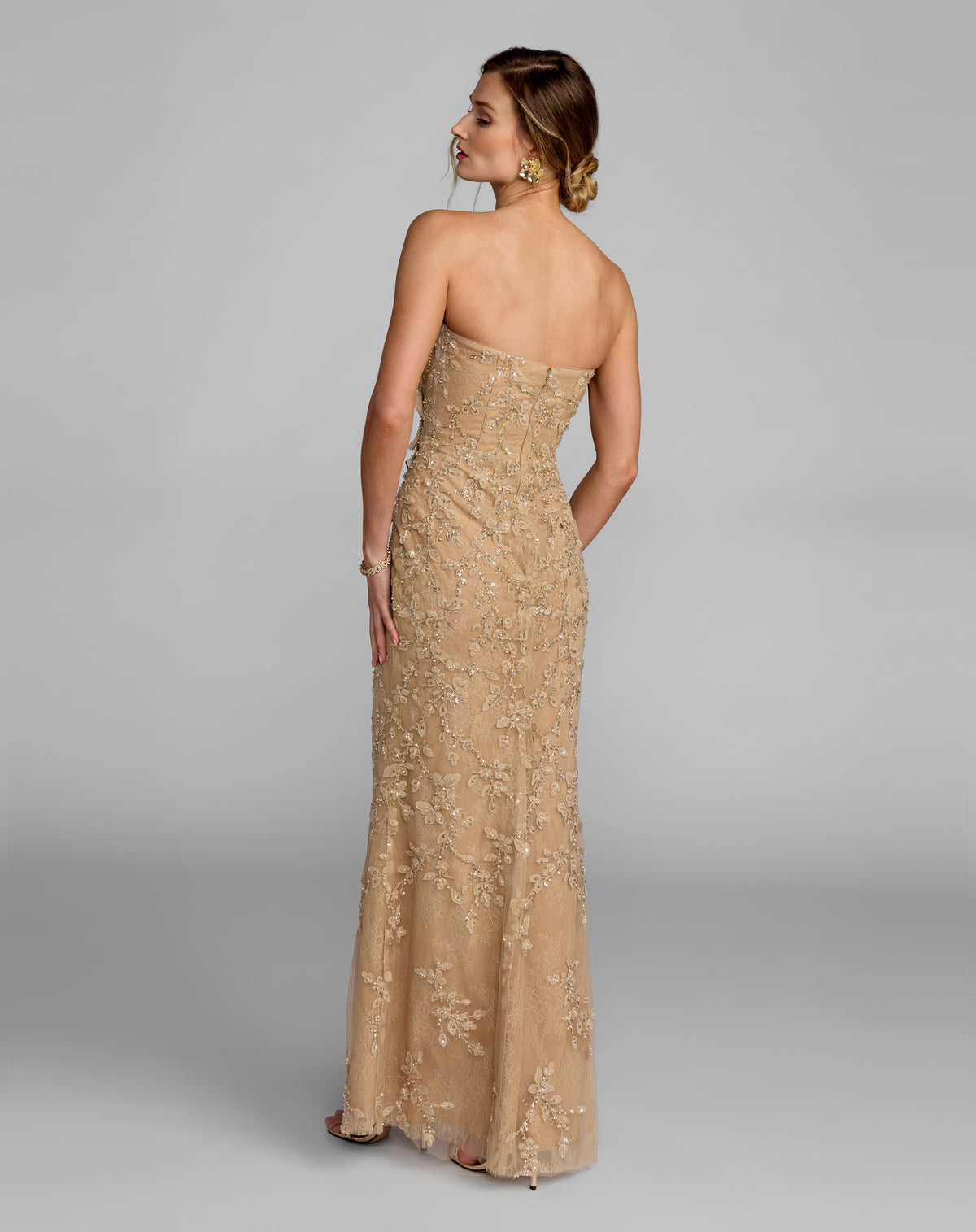 Mac Duggal 21200 Gold back