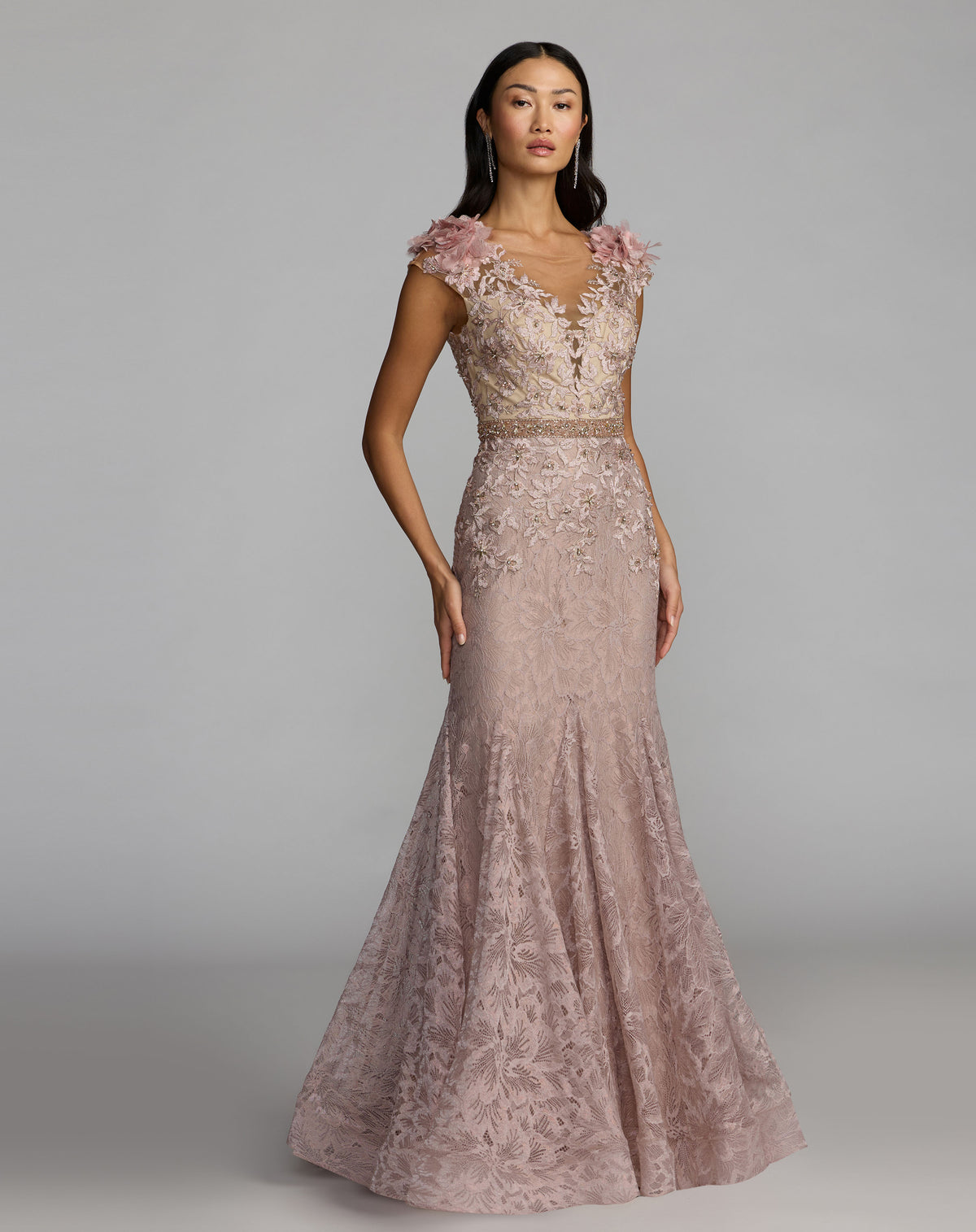 Mac Duggal 79368 Mocha front
