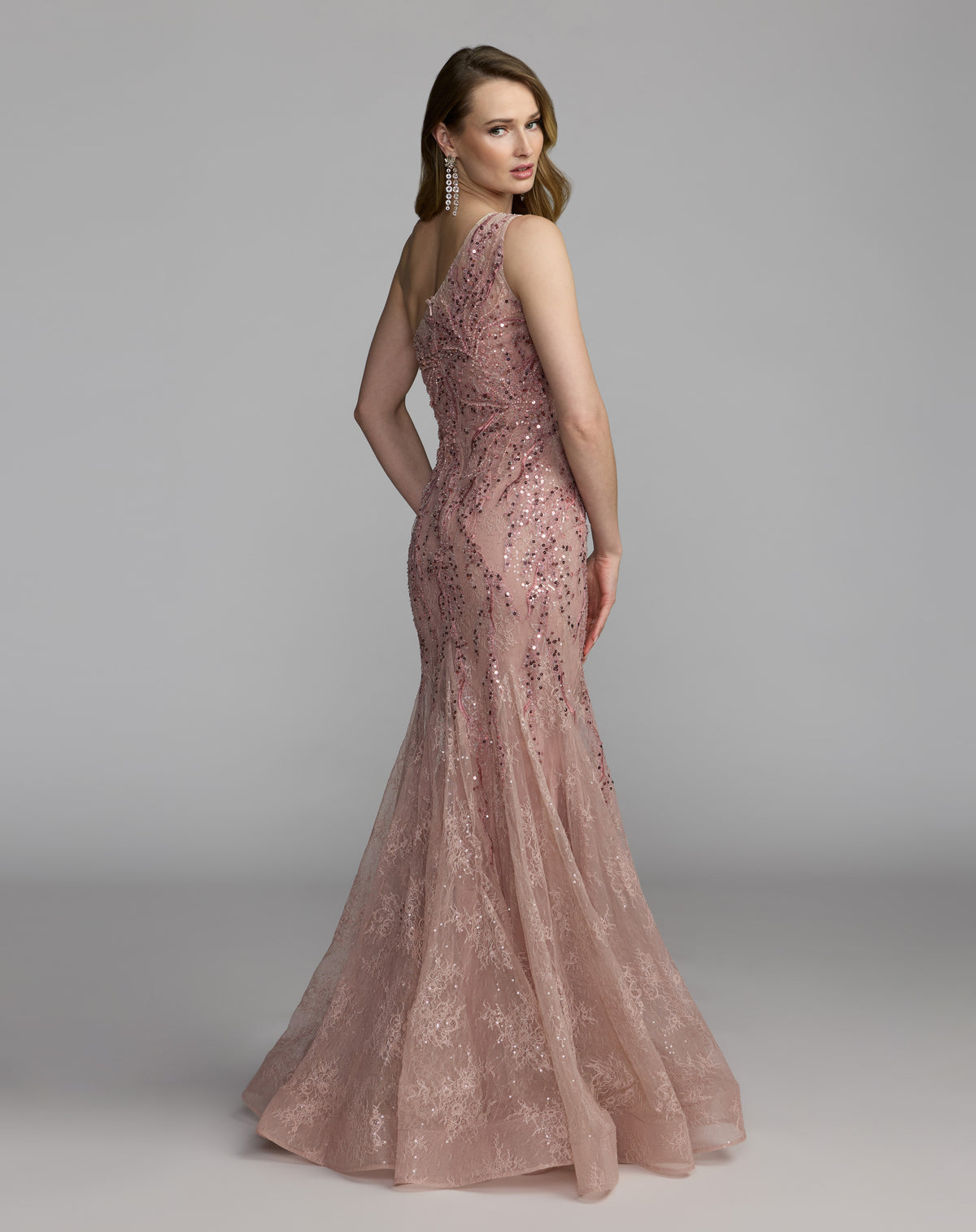 Mac Duggal 20482 Rose back