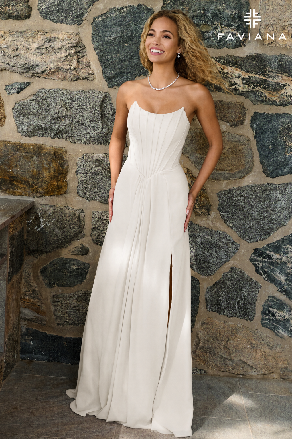 Faviana 11672 Ivory