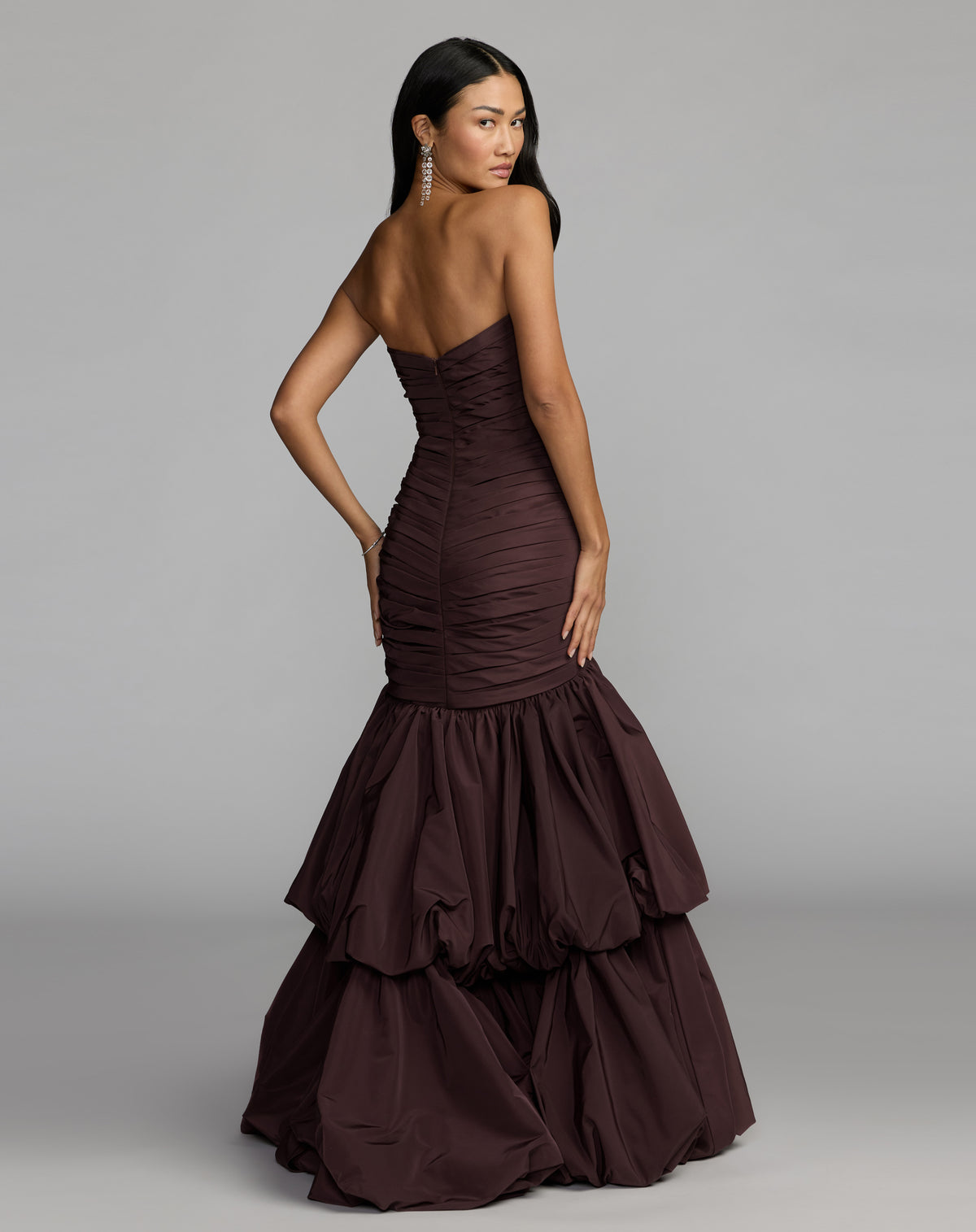 Mac Duggal 21185 Amethyst back