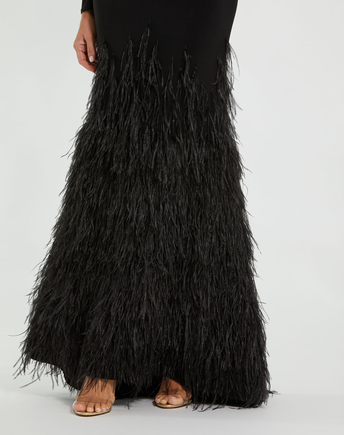 Mac Duggal 11839 Black close-up