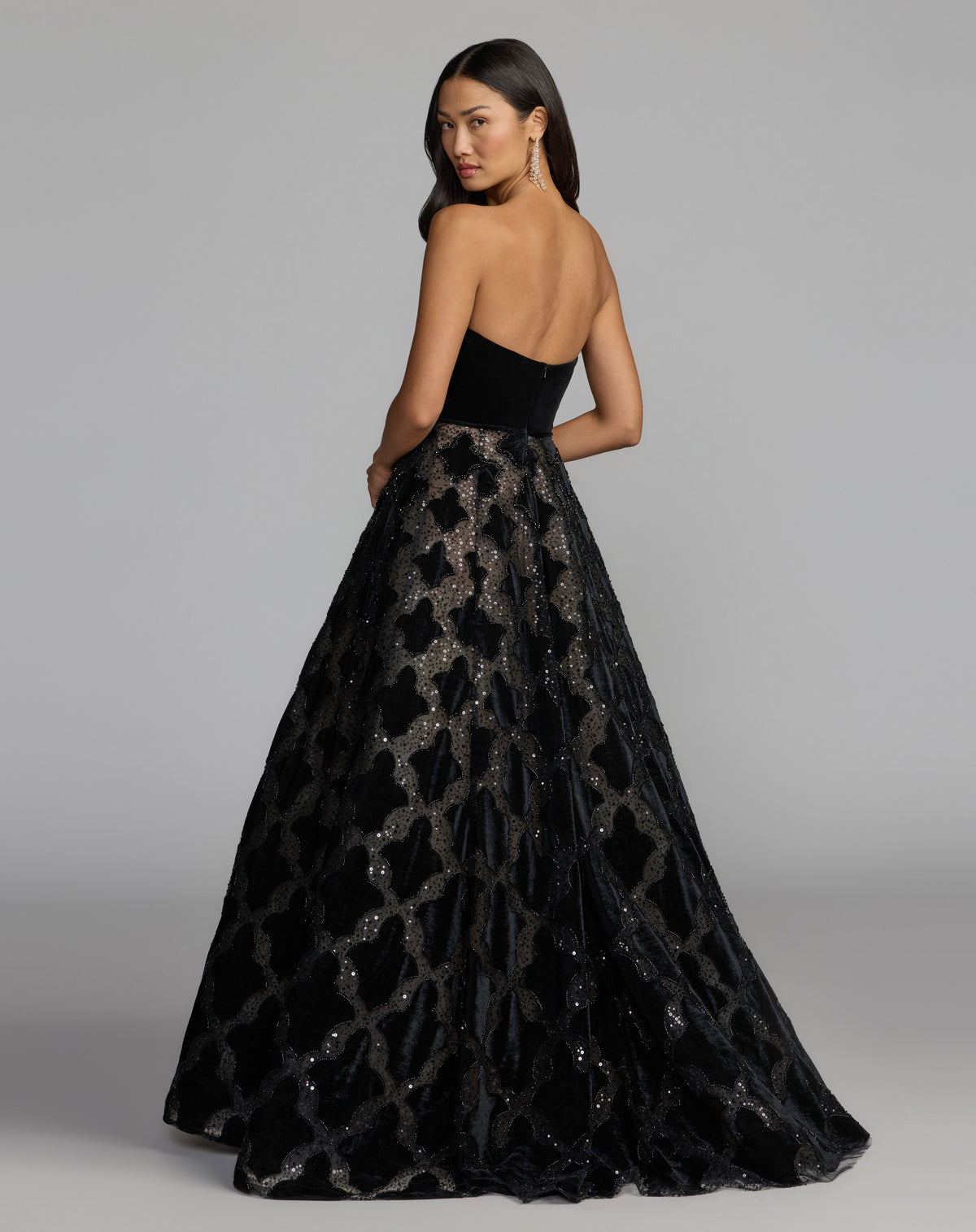 Mac Duggal 21384 Black back