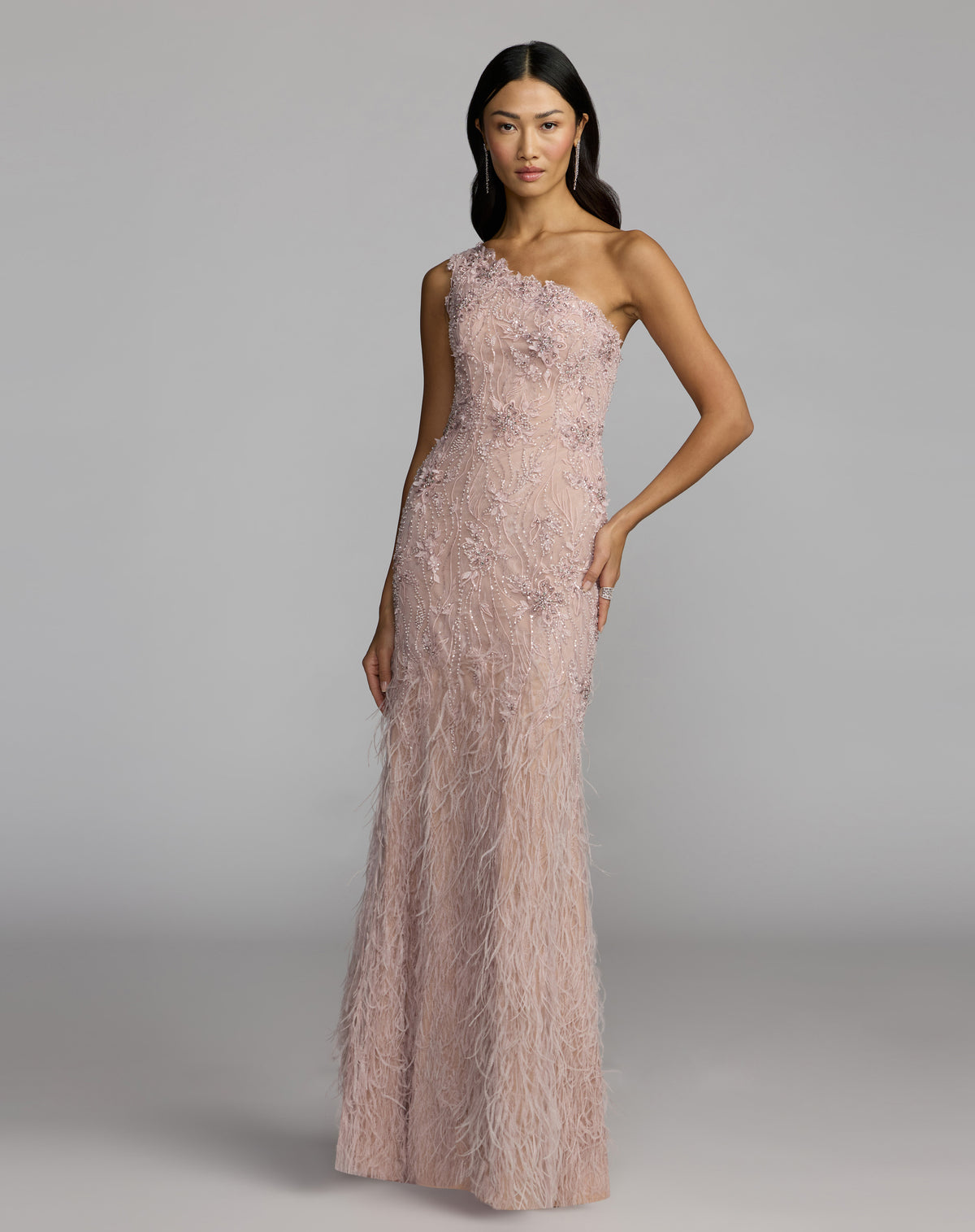 Mac Duggal 77112 Vintage Lilac front