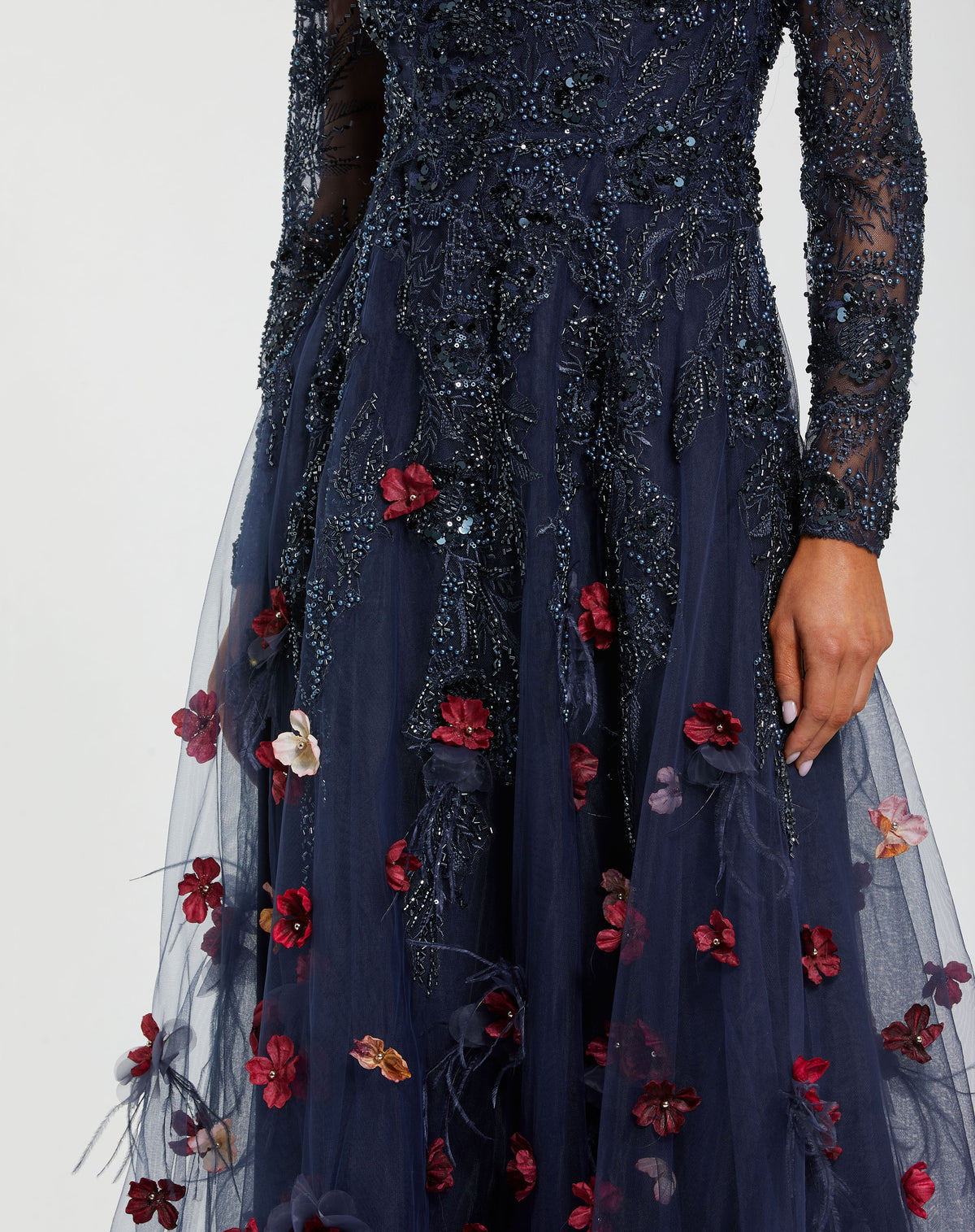 Mac Duggal 21148 Midnight Multi close-up