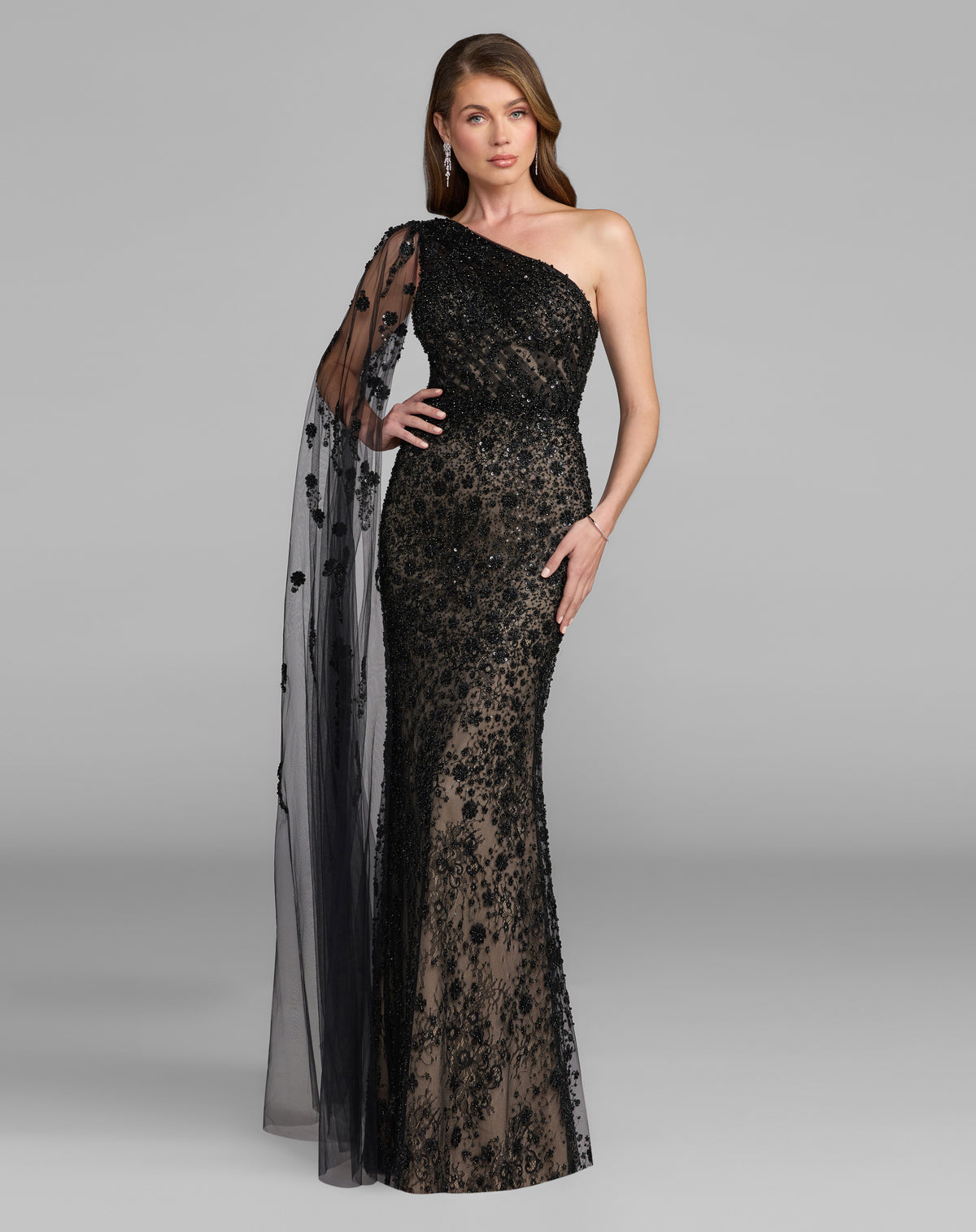 Mac Duggal 21269 Black front
