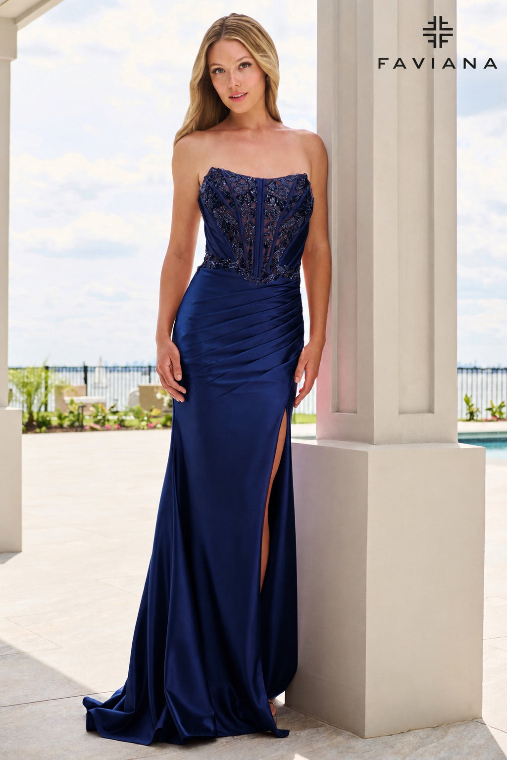 Faviana 11606 Navy
