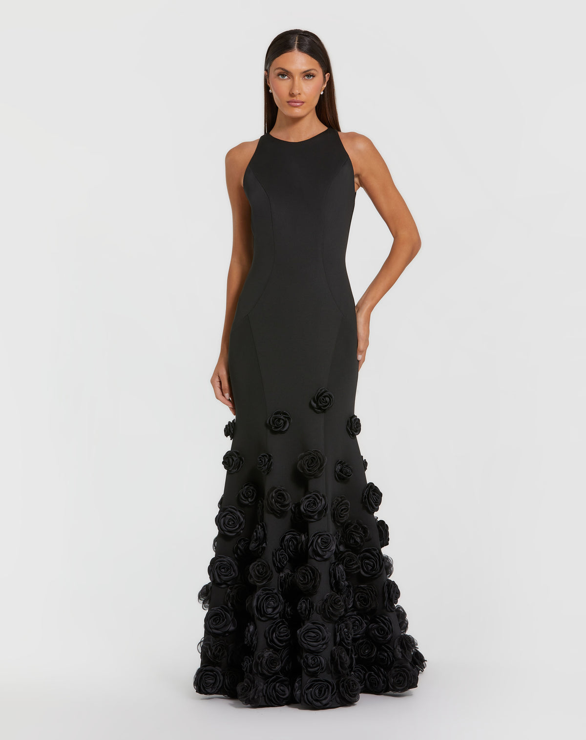 Mac Duggal 21038 Black front
