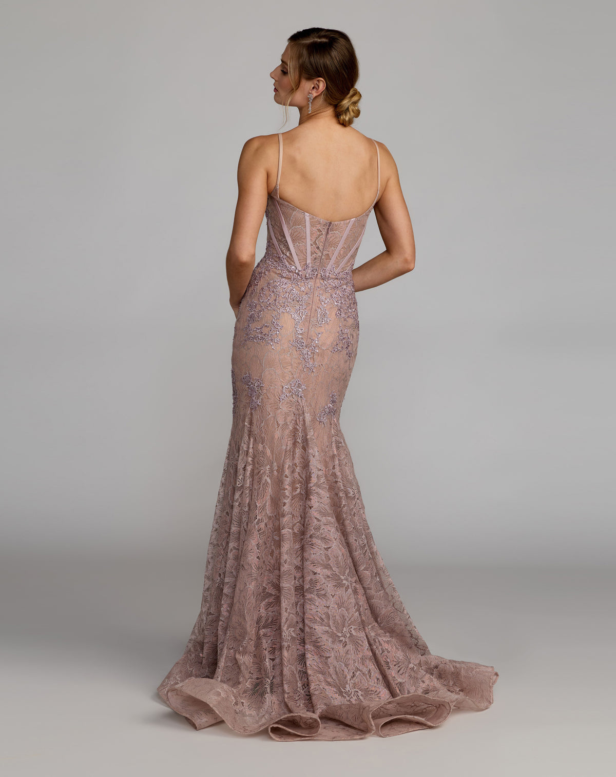 Mac Duggal 79252 Vintage Lilac back