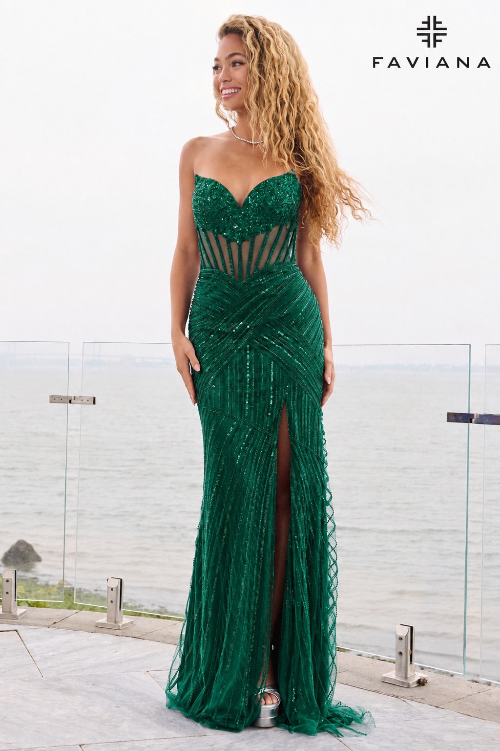 Faviana 11618 Dark Emerald