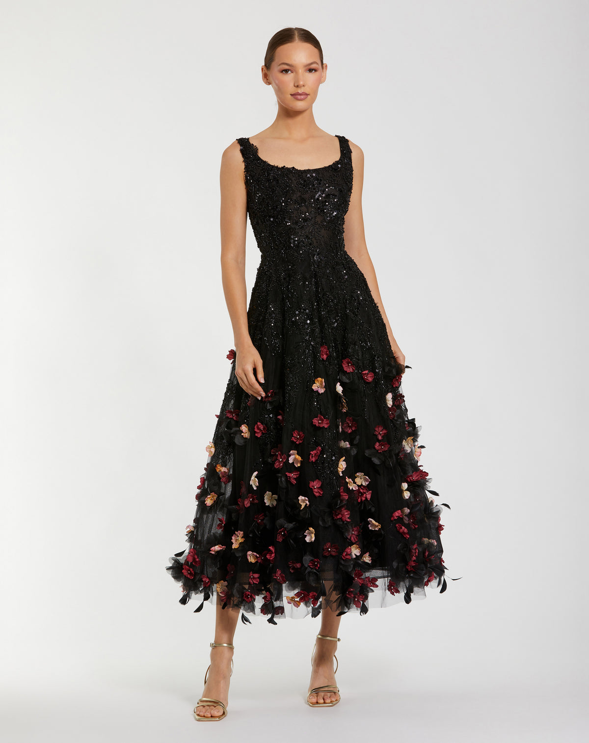 Mac Duggal 21085 Black Multi front