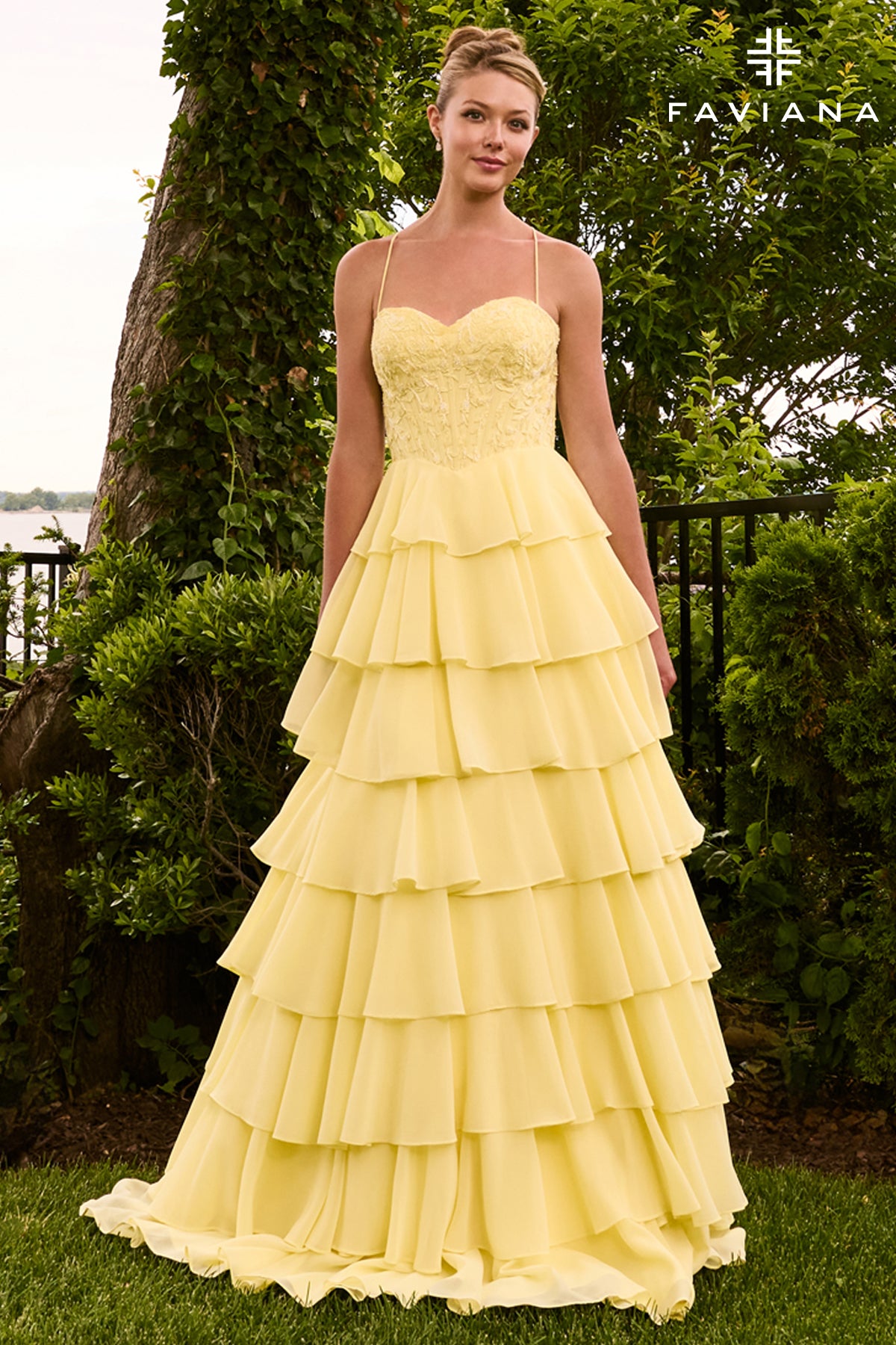 Faviana 11665 Light Yellow Front 2