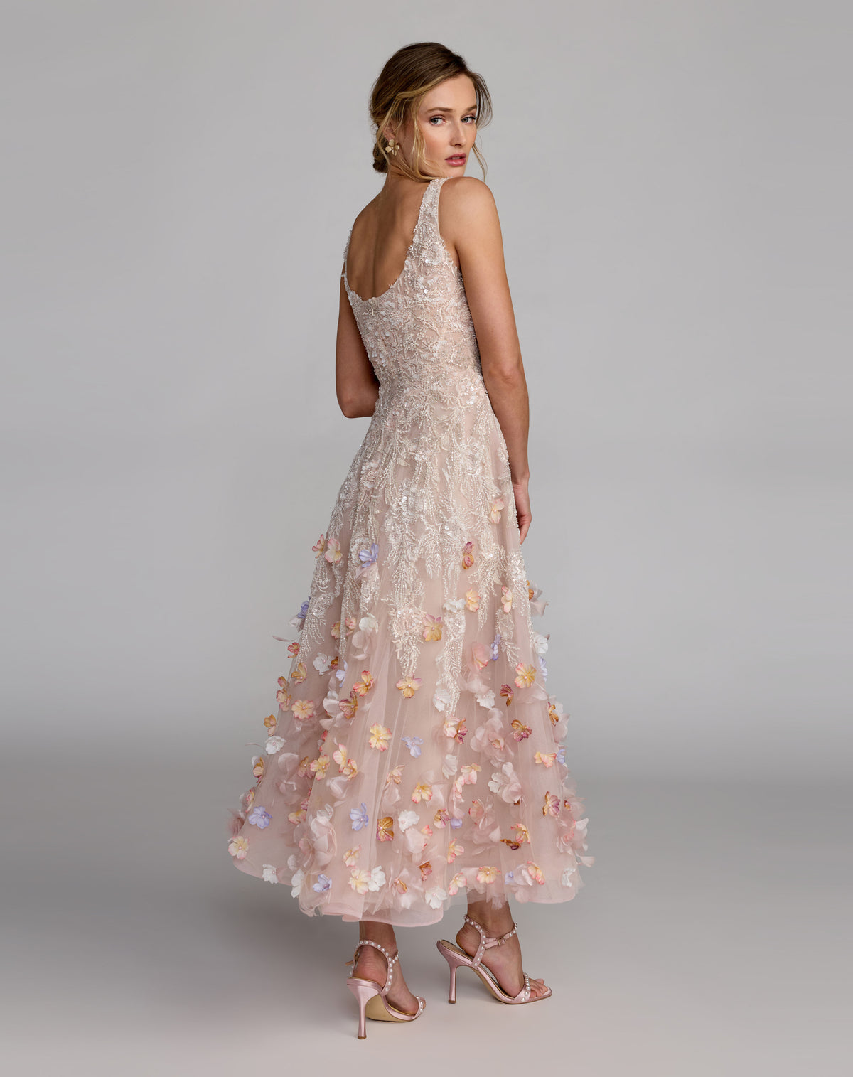 Mac Duggal 21085 Blush Multi back