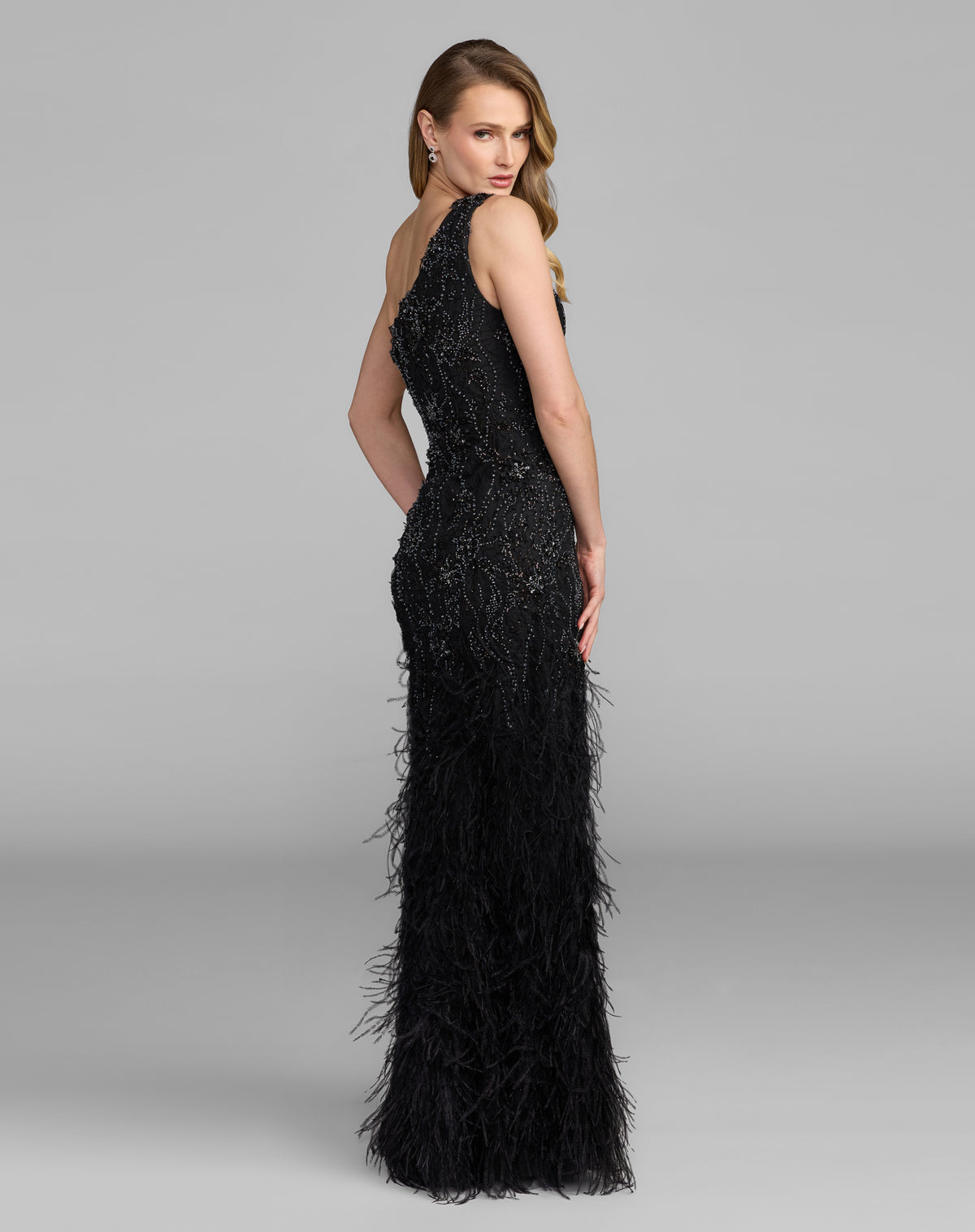 Mac Duggal 77112 Black back