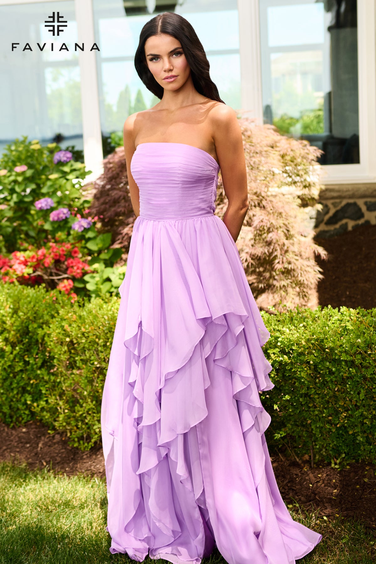 Faviana 11669 Bright Lilac Front 2