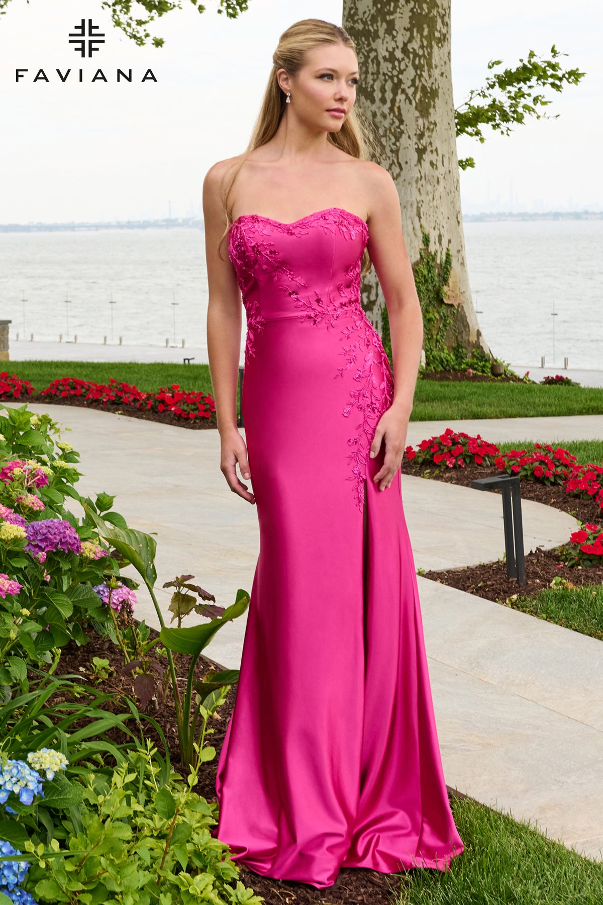 Faviana 11647 Raspberry Front 2