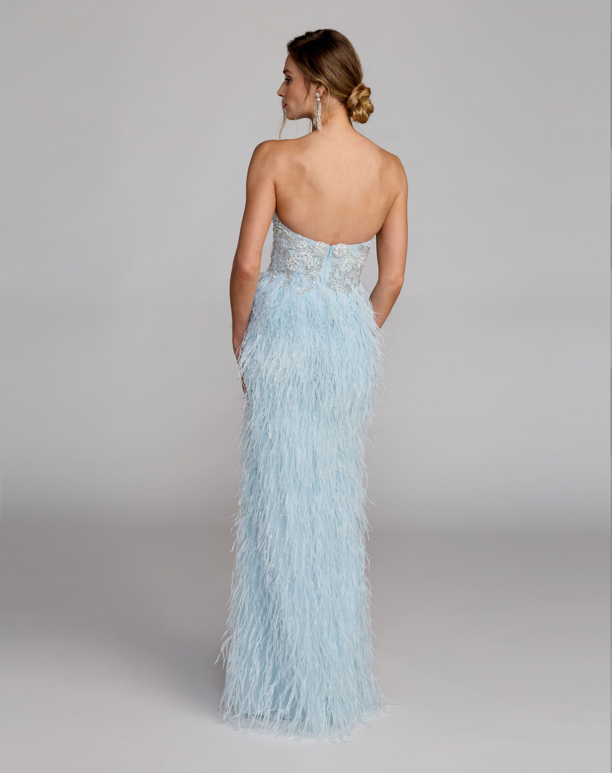 Mac Duggal 77107 Powder Blue back