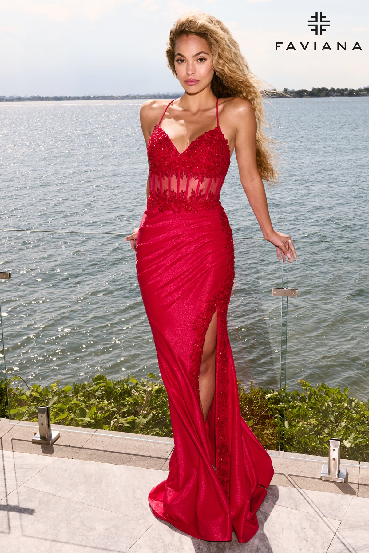 Faviana 11646 Red Front 2