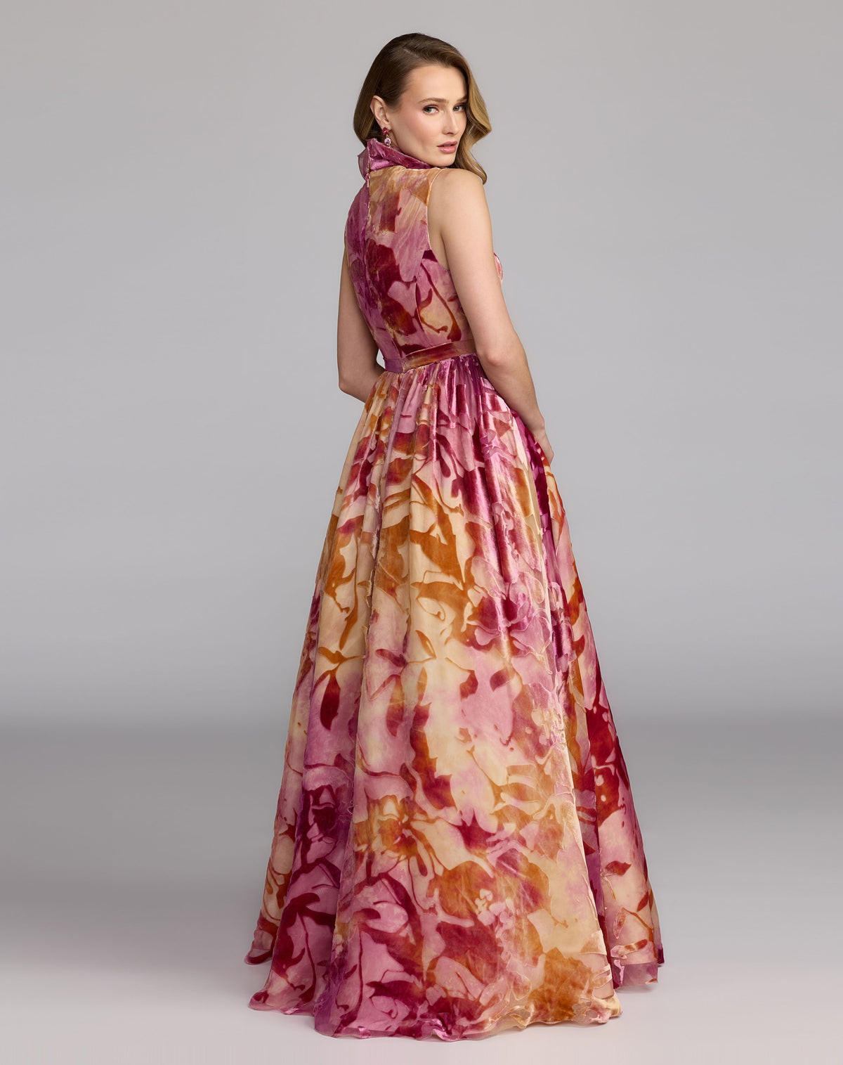 Mac Duggal 13286 Orchid Multi back