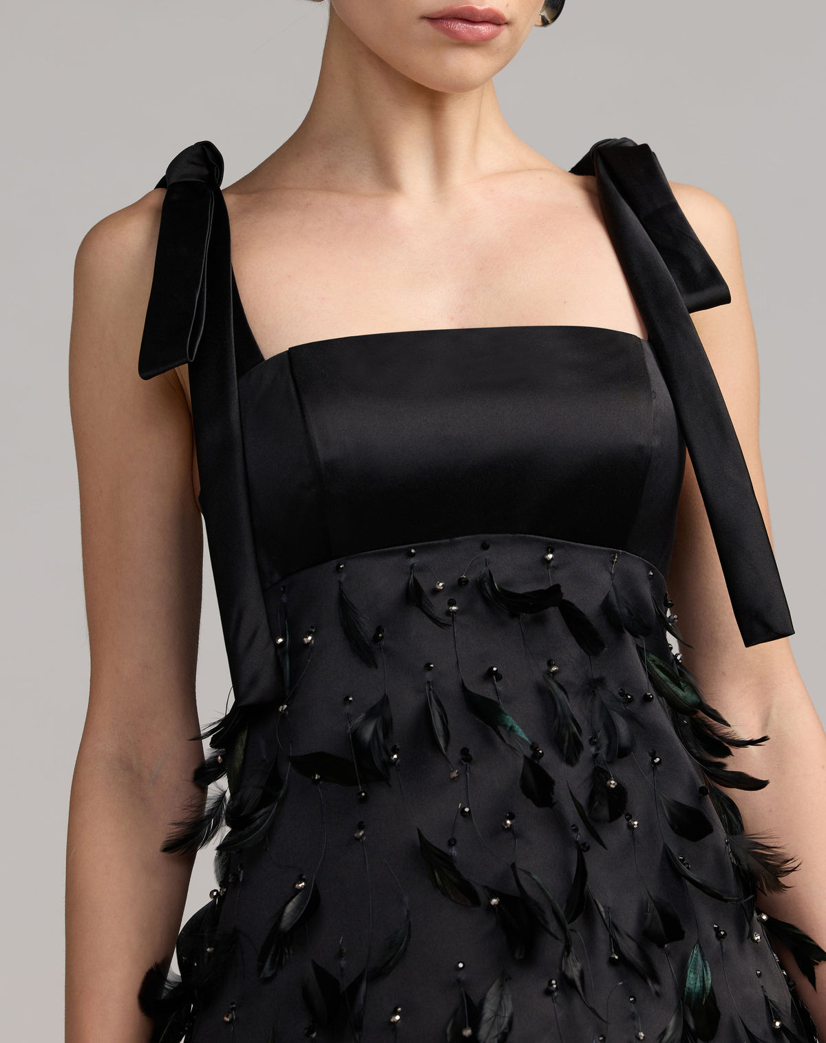 Mac Duggal 11628 Black close-up