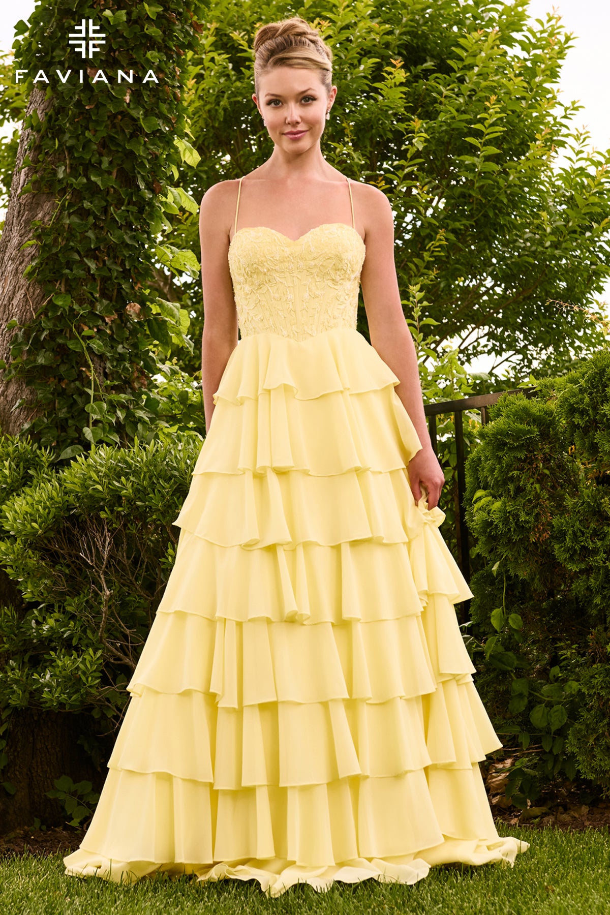 Faviana 11665 Light Yellow Front 1