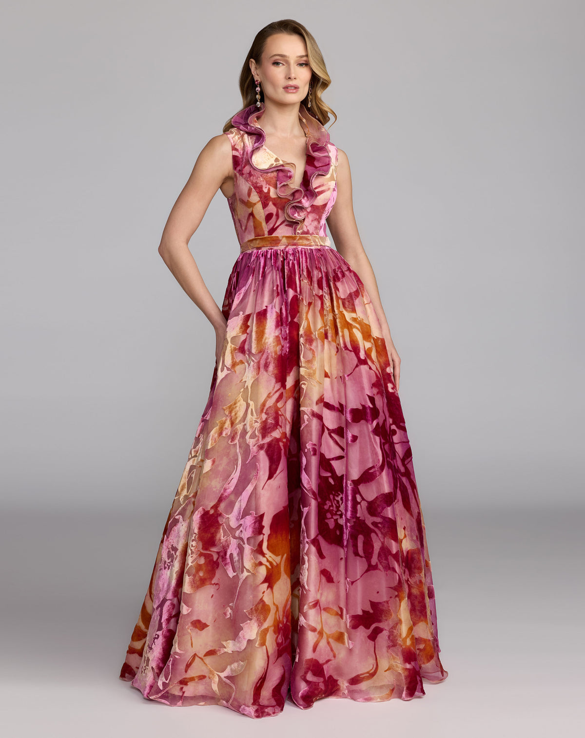 Mac Duggal 13286 Orchid Multi front