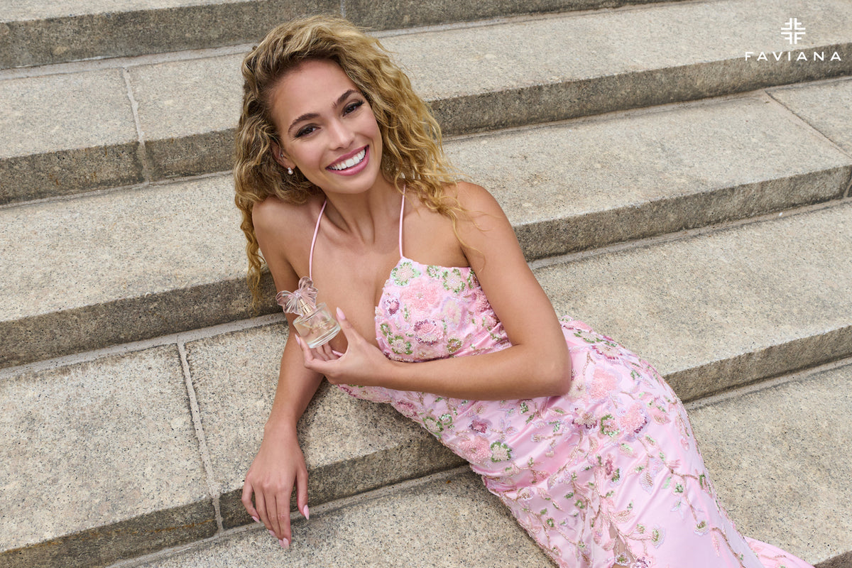 Faviana 11676 Light Pink Front 5