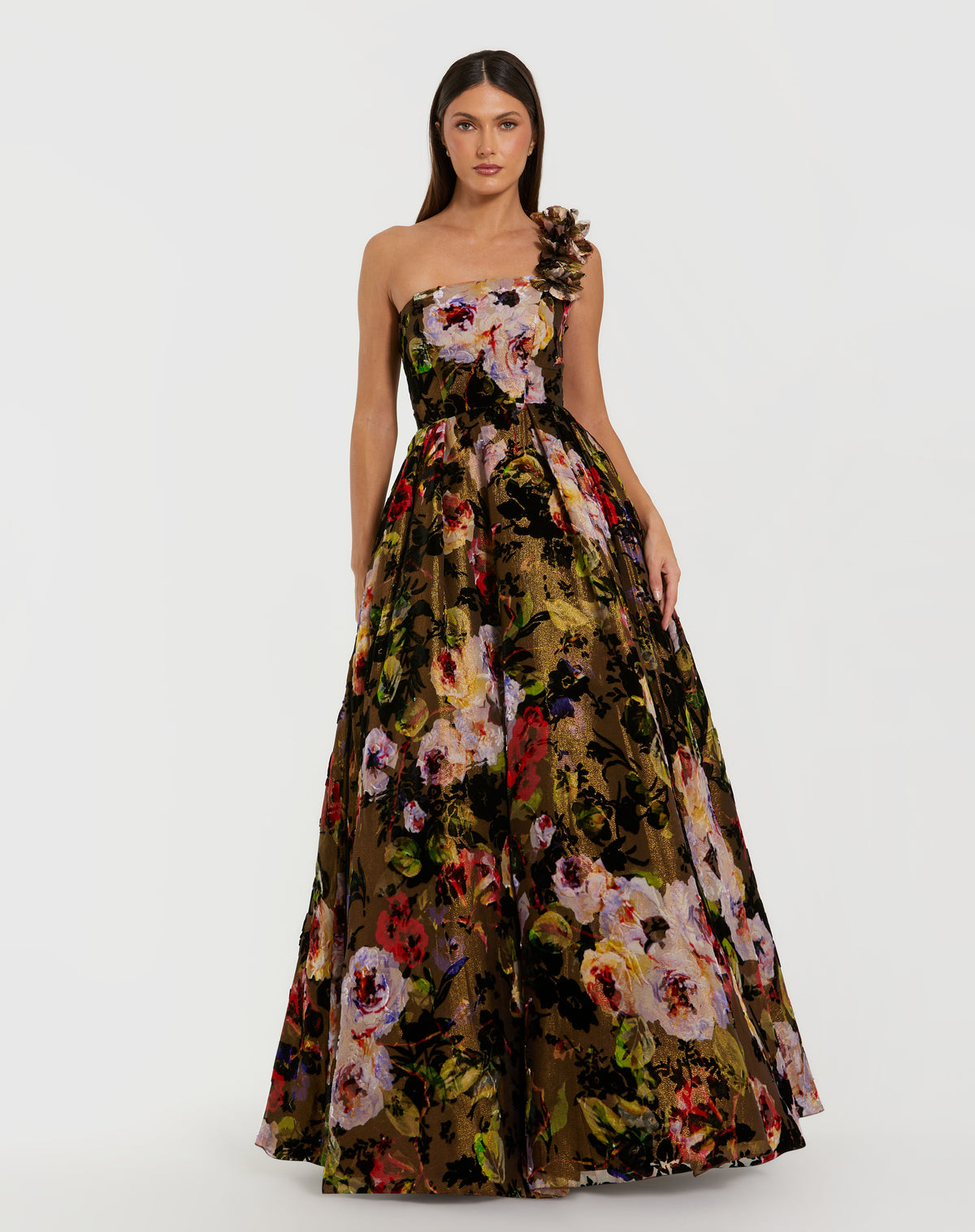 Mac Duggal 11979 Black Multi front