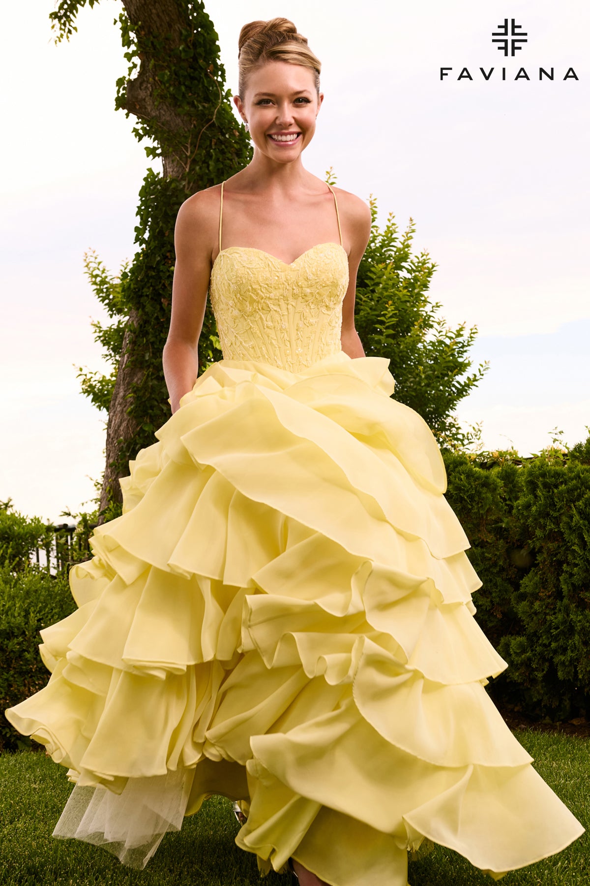 Faviana 11665 Light Yellow Alt 1