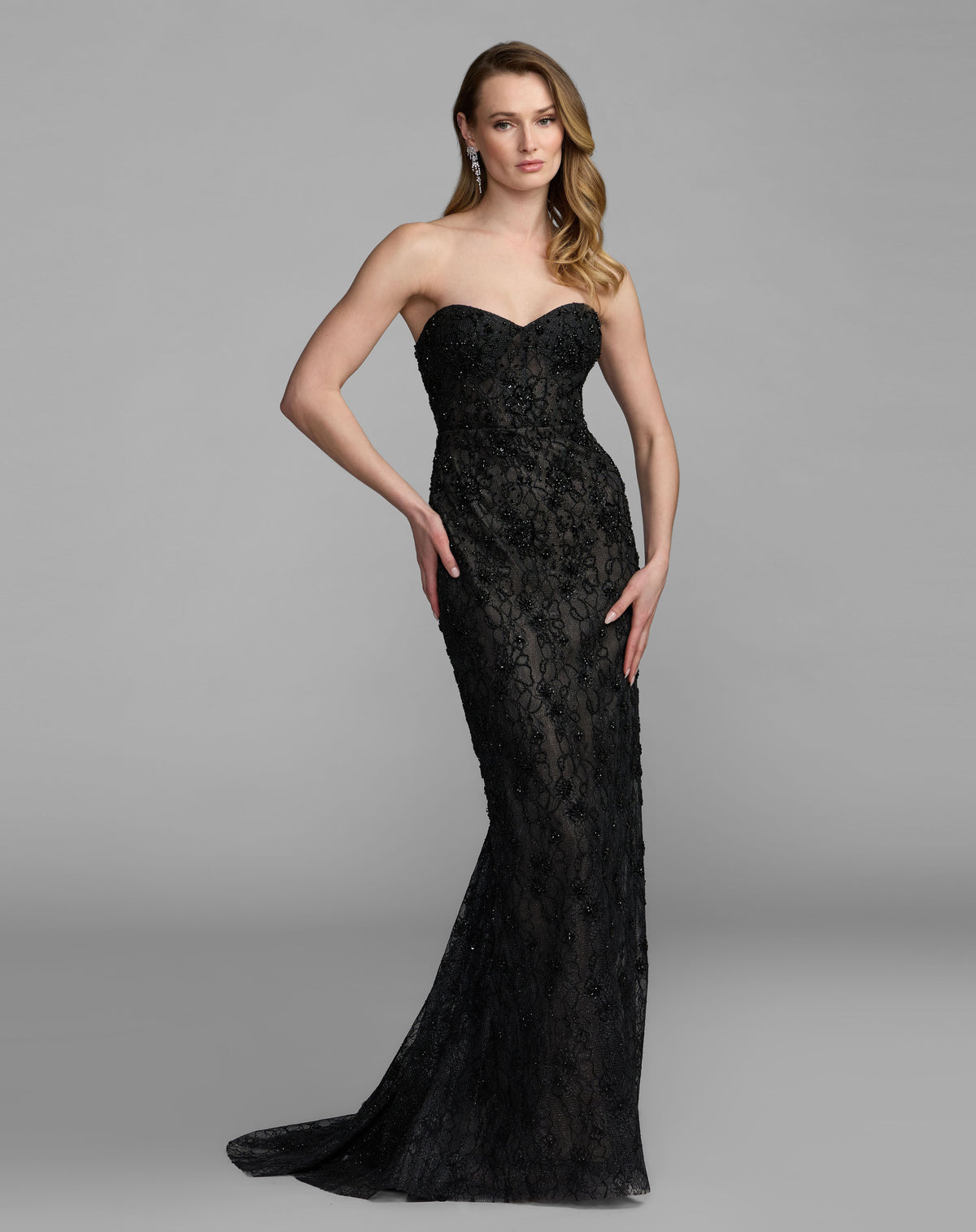 Mac Duggal 11830 Black front