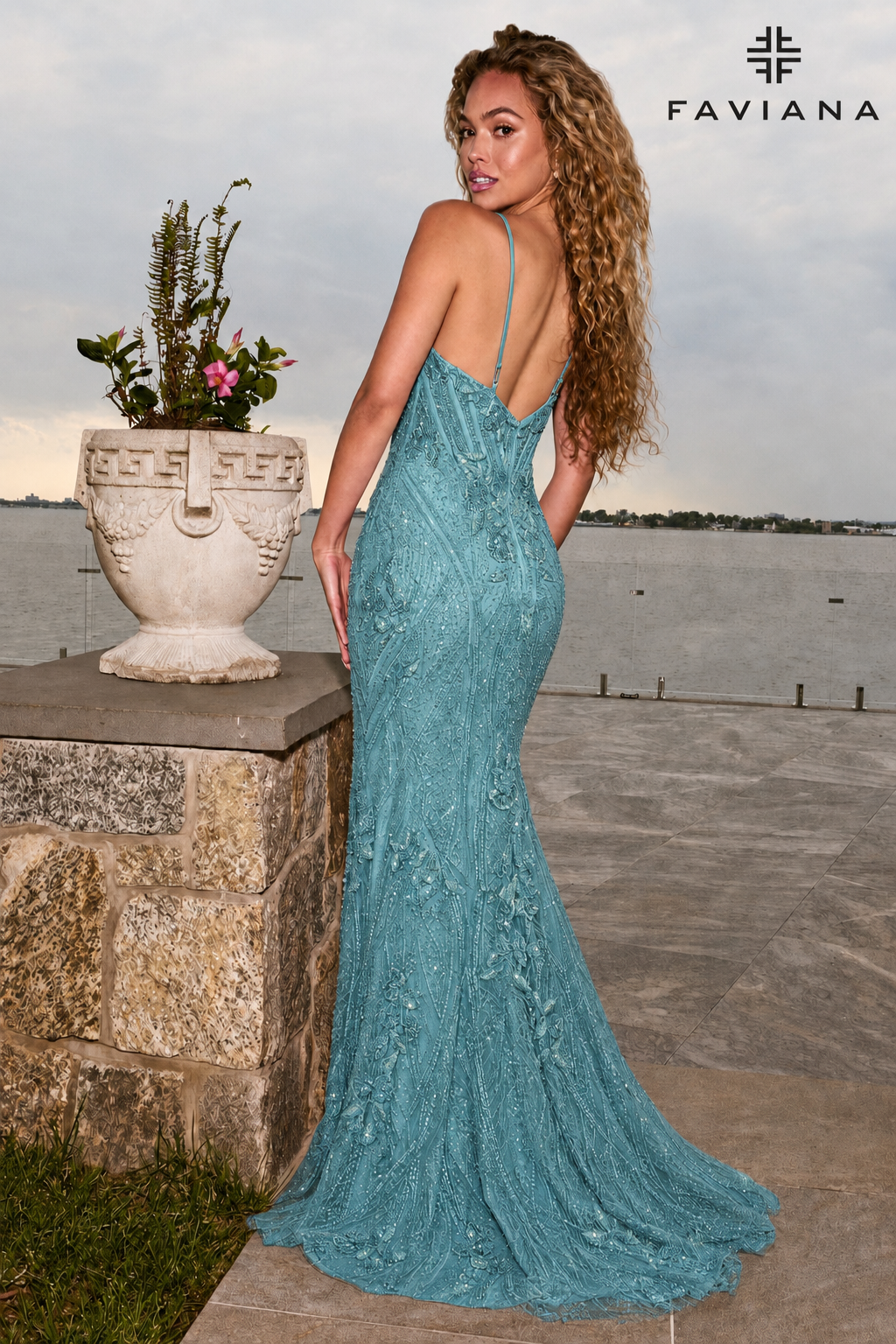 Faviana 11682 Dark Pacific Blue