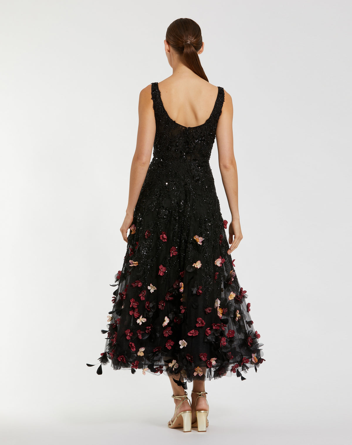 Mac Duggal 21085 Black Multi back