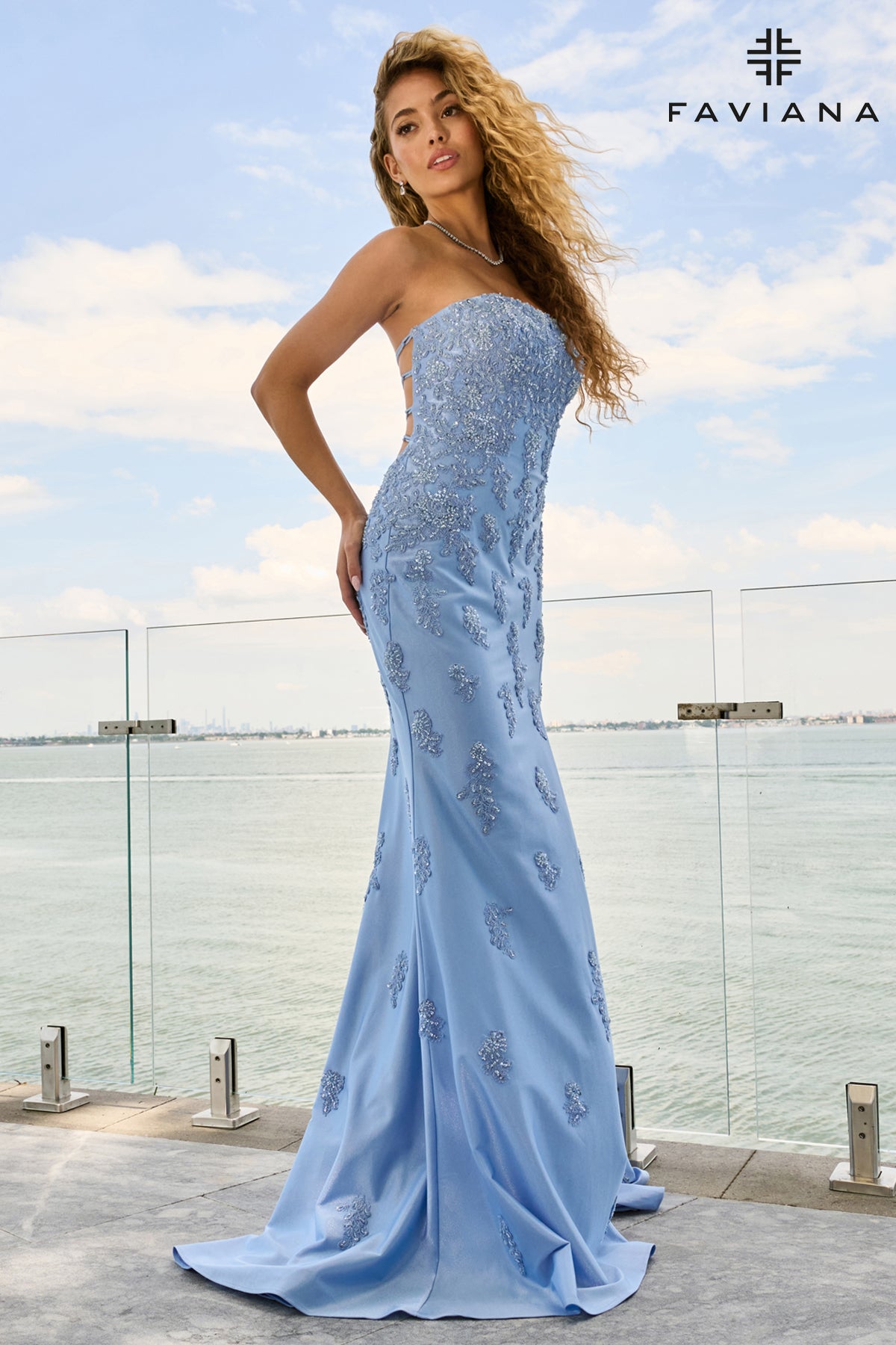 Faviana 11663 Cloud Blue Front 2