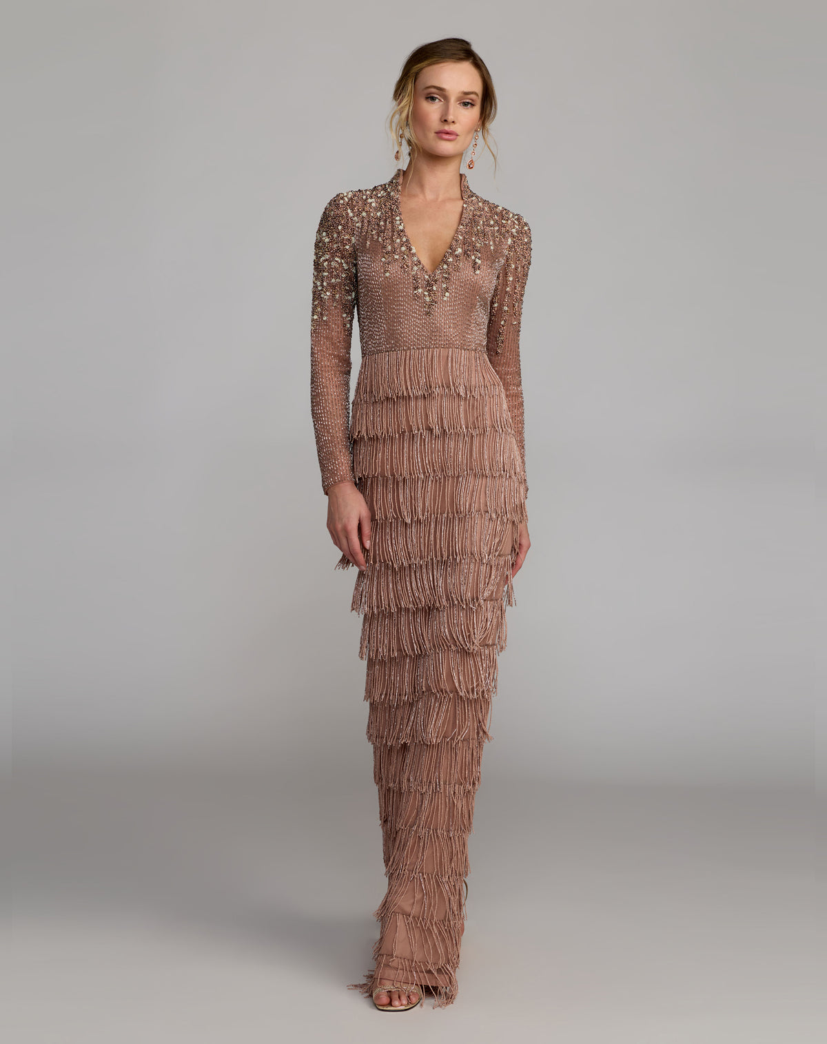 Mac Duggal 6188 Mocha front
