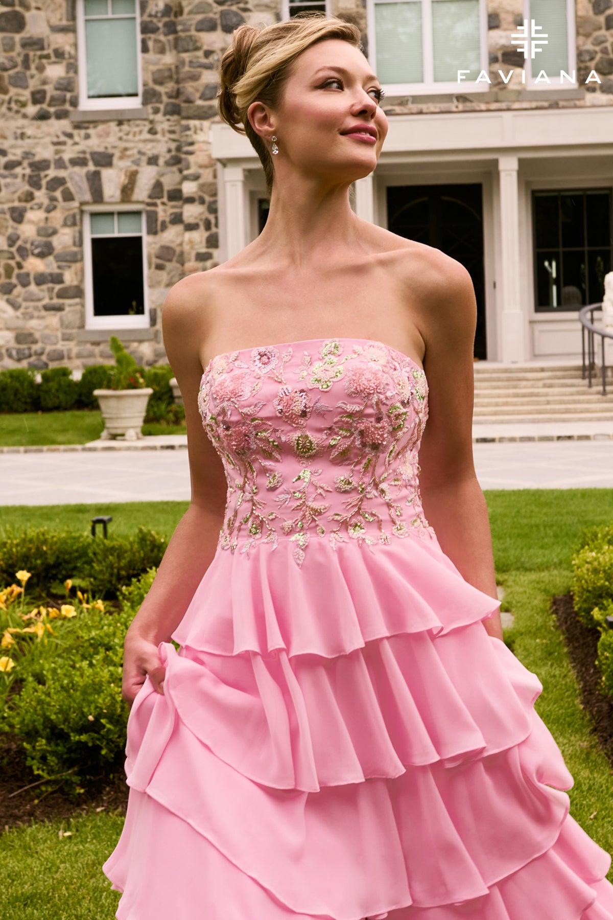 Faviana 11675 Light Pink Closeup