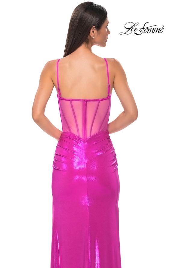 la femme hot pink dress Prom Dress Style #31412
