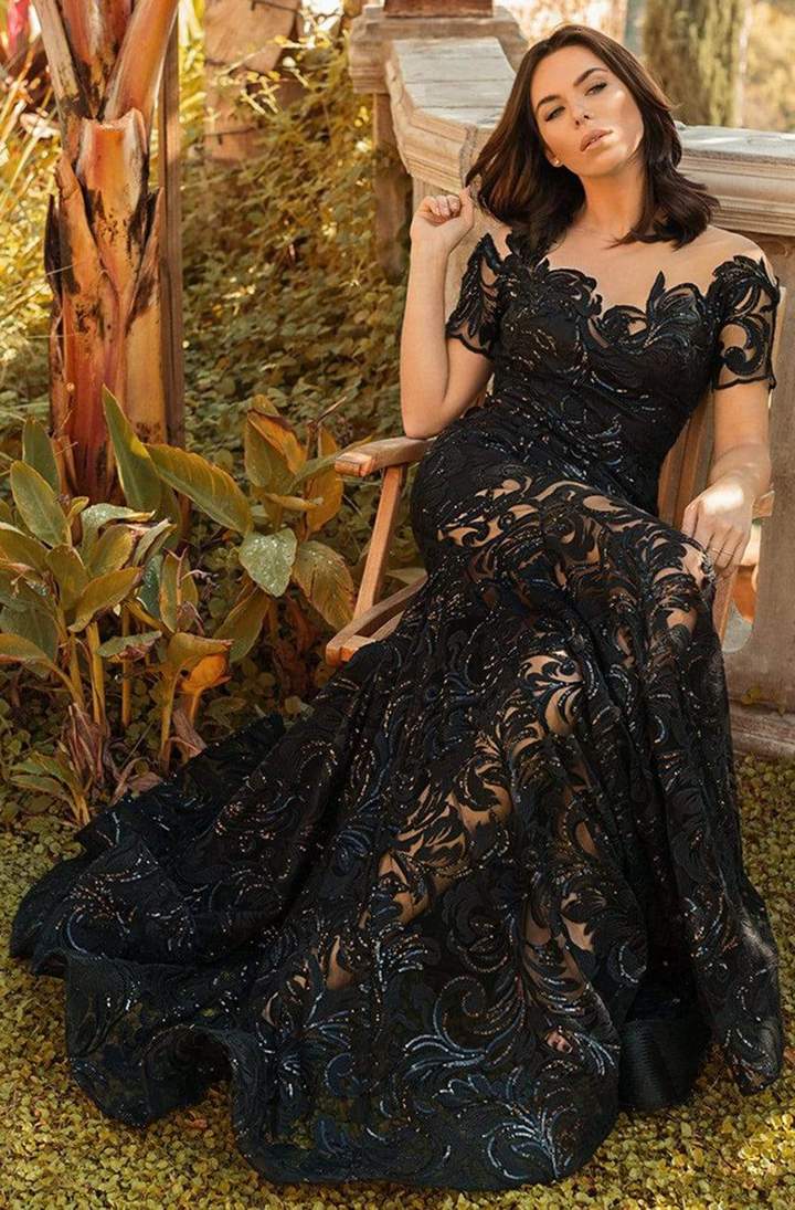 Nicole bakti shop black lace dress